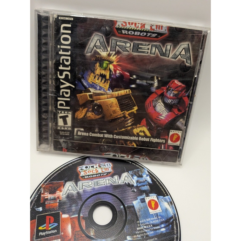 Rock 'Em Sock 'Em Robots Arena Game Disc And Insert Sony PlayStation 1 - 2000